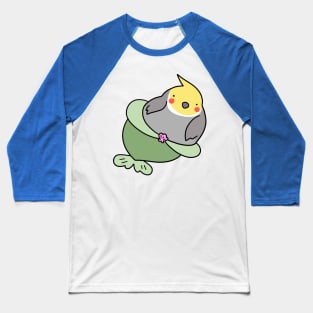 Mermaid Cockatiel Baseball T-Shirt